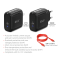Club3D Ladegerät 1xUSB Typ C PD 65W, GaN retail