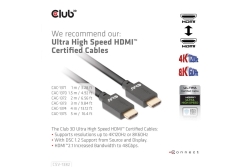 Club3D KVM Switch 4K60Hz 2x HDMI > HDMI/2xUSB/Audio retail