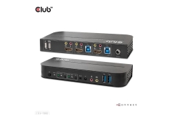 Club3D KVM Switch 4K60Hz 2x HDMI > HDMI/2xUSB/Audio...