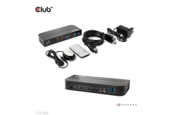 Club3D KVM Switch 4K60Hz 2x HDMI > HDMI/2xUSB/Audio retail