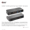 Club3D KVM Switch 4K60Hz 2x HDMI > HDMI/2xUSB/Audio retail