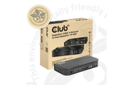 Club3D KVM Switch 4K60Hz 2x DP > HDMI oder DP/2xUSB/Audio