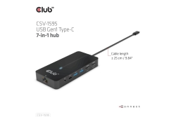 Club3D USB-C 7in1-HUB >2xHDMI/2xUSB/USB-C/LAN 4K60Hz PD100W retail