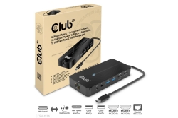 Club3D USB-C 7in1-HUB >2xHDMI/2xUSB/USB-C/LAN 4K60Hz...