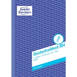 904 Durchschreibbuch, DIN A5, vorgelocht, 2 x 50 Blatt,...