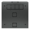 INTELLINET Wandverteiler 4HE 540x550mm schwarz