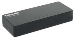 INTELLINET Desktop 8-Port Fast Ethernet Switch schwarz