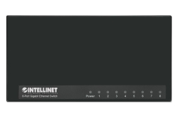 INTELLINET Desktop 8-Port Gigabit Ethernet Switch schwarz