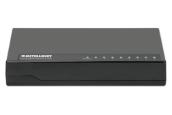 INTELLINET Desktop 8-Port Gigabit Ethernet Switch schwarz