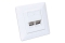 INTELLINET 2-Port Cat6 10G RJ45-Unterputzdose STP weiß