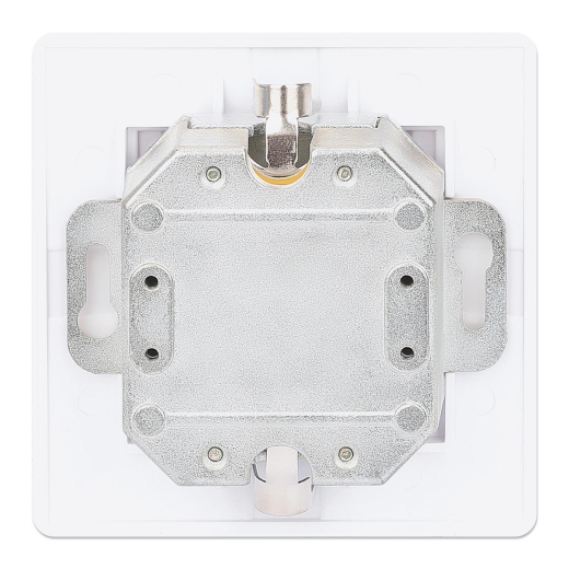 INTELLINET 2-Port Cat6a 10G RJ45-Unterputzdose STP weiß