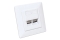 INTELLINET 2-Port Cat6a 10G RJ45-Unterputzdose STP weiß