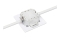 INTELLINET 2-Port Cat6a 10G RJ45-Unterputzdose STP weiß