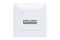 INTELLINET 2-Port Cat6a 10G RJ45-Unterputzdose STP weiß