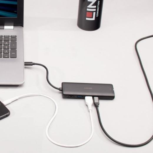 LINDY DST-Mini, USB Typ C 4K Laptop Mini Dock