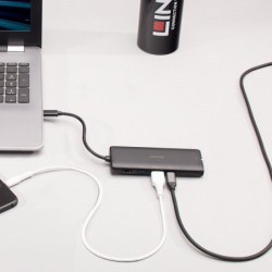 LINDY DST-Mini, USB Typ C 4K Laptop Mini Dock