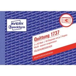 1737 Quittung MwSt. separat ausgewiesen - A6 quer, SD,...