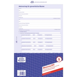 2874 Mietvertrag - gewerbliche Räume, DIN A4,...