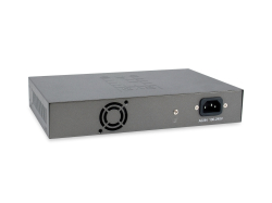 LevelOne PoE+Switch 8xGE PoE/2xGE/2xSFP 150W 19unman.Metall