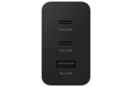 Samsung Galaxy Fast Charger 3 x USB Type C 65W Black