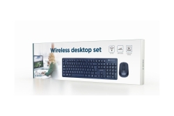 gembird Kabelloses Desktop-Set schwarz DE-Layout