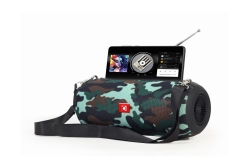 gembird Tragbare Bluetooth-Lautsprecher mit Antenne camo