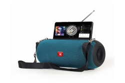 gembird Tragbare Bluetooth-Lautsprecher mit Antenne grün