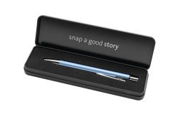 Pelikan Kugelschreiber Snap Metalic K10 Frostblau im Etui