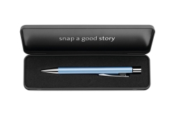 Pelikan Kugelschreiber Snap Metalic K10 Frostblau im Etui