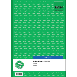 Aufmaßbuch - A4, BL, 50 Blatt