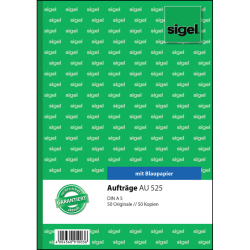 Aufträge - A5, BL, MP, 2 x 50 Blatt