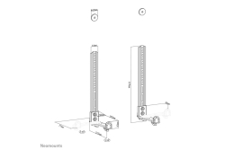 Neomounts AUZ Soundbar-Halter schw. 7,7-21,5cm