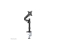 Neomounts TIS 17-27 1TFT 2Gelenk schw. Max.7kg