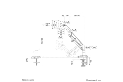 Neomounts TIS 17-32 1TFT 3Gelenke schw. Max.9kg