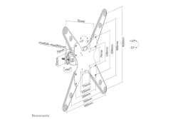 Neomounts SGH 32-55 1TFT 1Gelenke schw. Max.25
