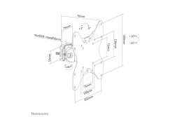 Neomounts SGH 23-42 1TFT 1Gelenke schw. Max.25