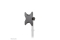 Neomounts SGH 23-42 1TFT 1Gelenke schw. Max.25