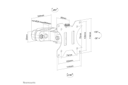 Neomounts SGH 17-32 1TFT 1Gelenke schw. Max.8K