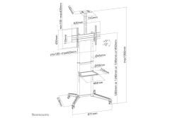 Neomounts BOS 37-70 1TFT schw. Max.50KG AV-Cam