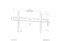Neomounts WAH 43-98 1TFT schwarz Max.100kg