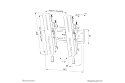 Neomounts WAH 24-55 1TFT 2Gelenk schwarz Max.50kg