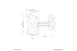 Neomounts WAH 32-55 1TFT 2Gelenk schwarz Max.40kg