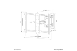 Neomounts WAH 40-70 1TFT 2Gelenk schwarz Max.45kg