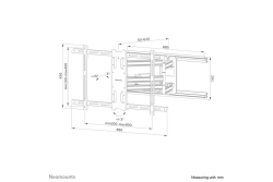 Neomounts WAH 43-86 1TFT 2Gelenk schwarz Max.60kg