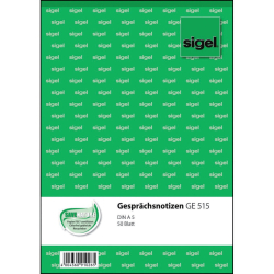 Gesprächsnotizen - A5, 50 Blatt