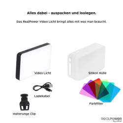 RealPower Videoleuchte Lights On Video