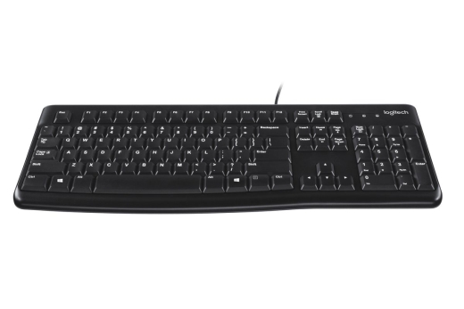 LGN Logitech K120 Wired Keyboard Black US Layout