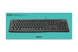 LGN Logitech K120 Wired Keyboard Black US Layout