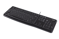 LGN Logitech K120 Wired Keyboard Black US Layout