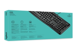 LGN Logitech K120 Wired Keyboard Black US Layout